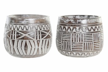 TRIBAL PLANTER-BROWN