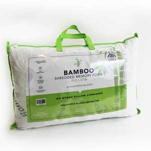 MEMORY PILLOW -BAMBOO-STANDARD/QUEEN