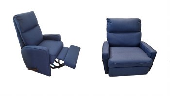 SIAM RECLINER/ROCKER-BLUE