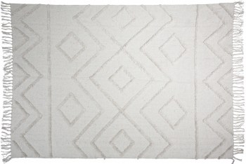 TUFTED COTTON RUG- 4FT X 6FT