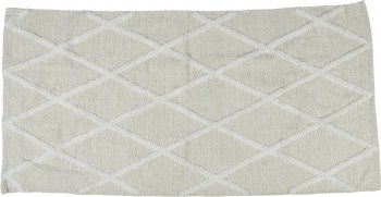 SERIAL RUG-WHITE- 2FT X 4FT