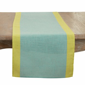 COLOR BORDER RUNNER SEA GREEN