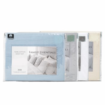 SHEET SET FAMILY 200TC-KING