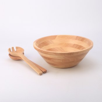 SALAD BOWL WITH SERVERS - 3 PIECE