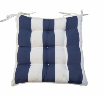 BOLD STRIPE CUSHION-BLUE