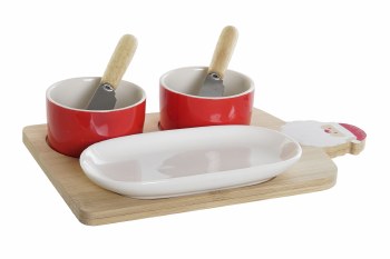 SANTA 6 PIECE SERVING SET