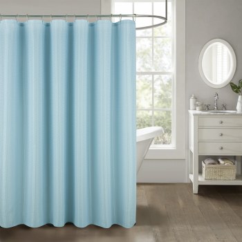 BENTO SHOWER CURTAIN-BLUE