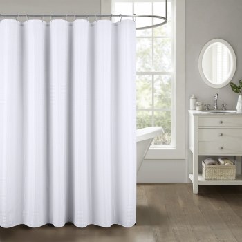 BENTO SHOWER CURTAIN-WHITE