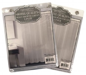 SHOWER CURTAIN LINER-CLEAR