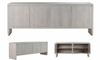 MANGO WOOD WHITE SIDEBOARD