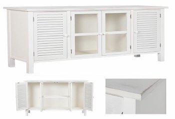 SPRUCE WHITE SIDEBOARD W/4 DOORS
