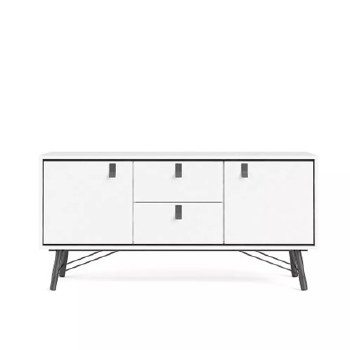 SIDEBOARD W/ 2 DOORS & 2 DRAWERS-WHITE