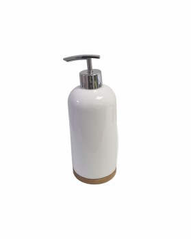 BAMBOO SOAP PUMP-WHITE