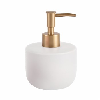 ROUND SOAP PUMP-IVORY