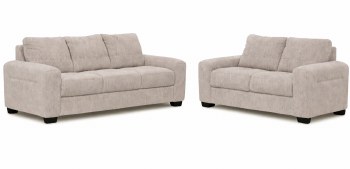ZODIAC 2 PIECE GFEY SOFA SET