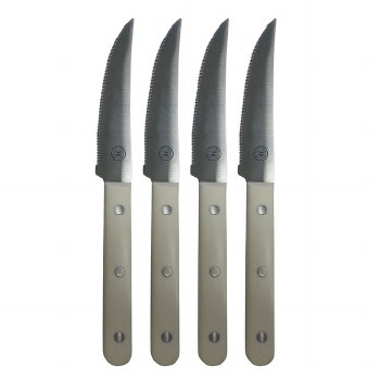 STAINLESS STEEL STEAK KNIVES-SET/4