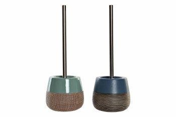 TOILET BRUSH W/ STONEWARE HOLDER