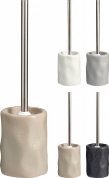 STONEWARE TOILET BRUSH HOLDER