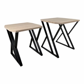 WOOD & METAL ACCENT TBL- SM