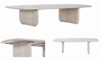 WHITE MANGO WOOD COFFEE TABLE