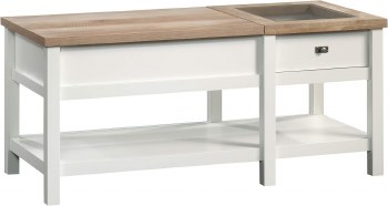 COFFEE TABLE-WHITE/OAK