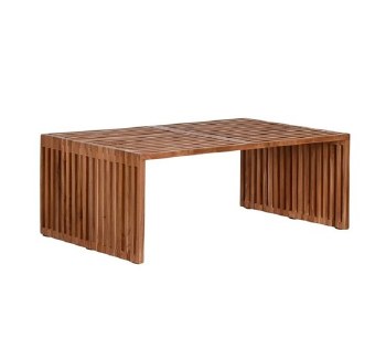 TEAK LINES COFFEE TABLE-SMALL