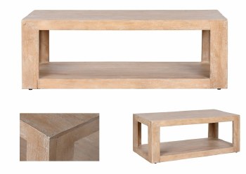 NATURAL WOOD COFFEE TABLE