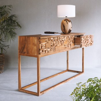 TAMA TEAK CONSOLE TABLE