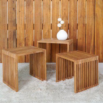 LINEA TEAK TABLE - LARGE