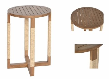 SPRUCE & ROPE ROUND TABLE