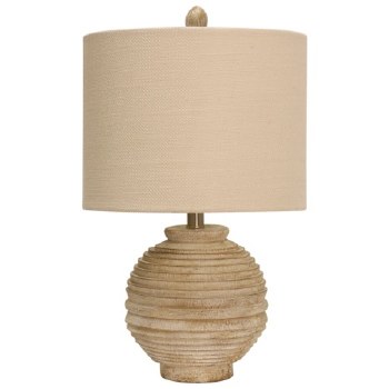 ANTIQUE TABLE LAMP BEIGE