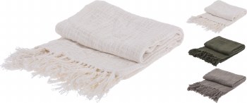 COTTON THROW