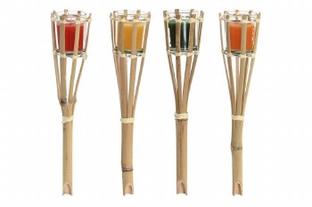 WAX CANDLE BAMBOO TORCH