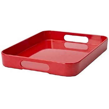 GALLERY TRAY-RED-LARGE