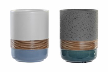 STONEWARE TUMBLER