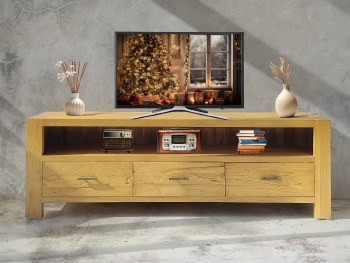 BALIKPAPAN TV CABINET WITH 3 DRAWERS