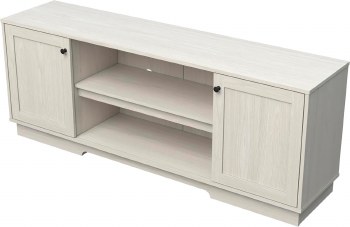 2 DRAWER WASHED OAK TV STAND