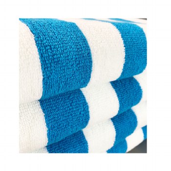 CABANA BEACH TOWEL-BLUE