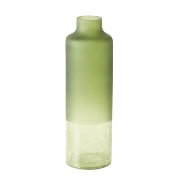 MEREDITH GLASS VASE - GREEN