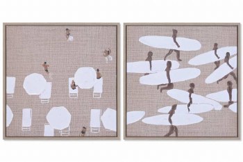 HAND PAINTED CANVAS WALL ART 2AST