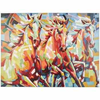 HORSES CANVAS WALL ART