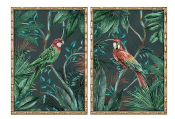 PARROT WALL ART 2 AST