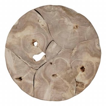 TEAK ROOT WALL ART-ROUND