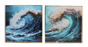 WAVES WALL ART