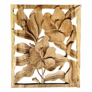 CARVED WALL DECOR-LEAF