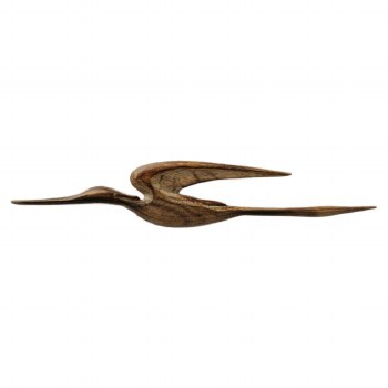 WOOD CRANE WALL DECOR-LARGE