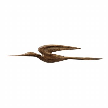 WOOD CRANE WALL DECOR-SMALL