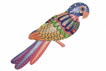 PARROT METAL WALL DECOR