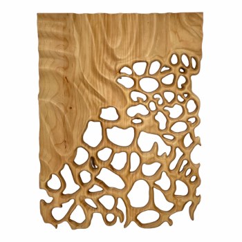 WOOD W/HOLES DECOR