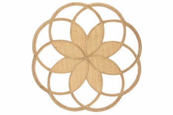 CIRCLES RATTAN WALL DECOR